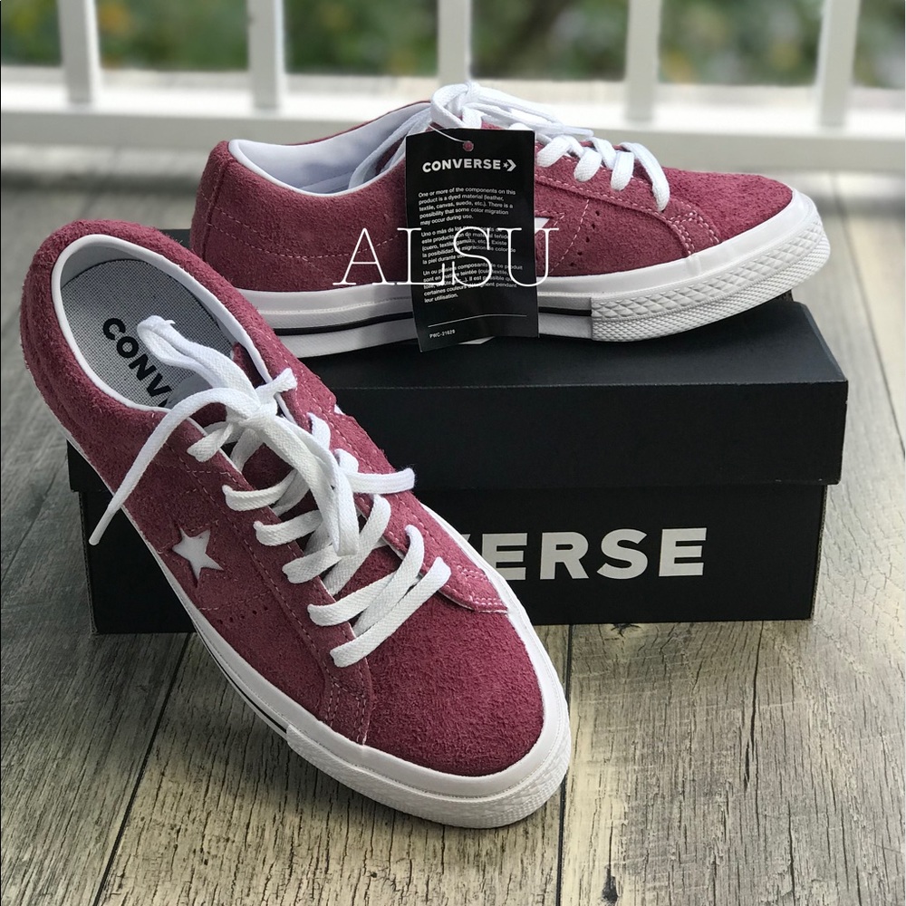 Converse One Star OX Deep Bordeaux W AUTHENTIC - Picture 2 of 8